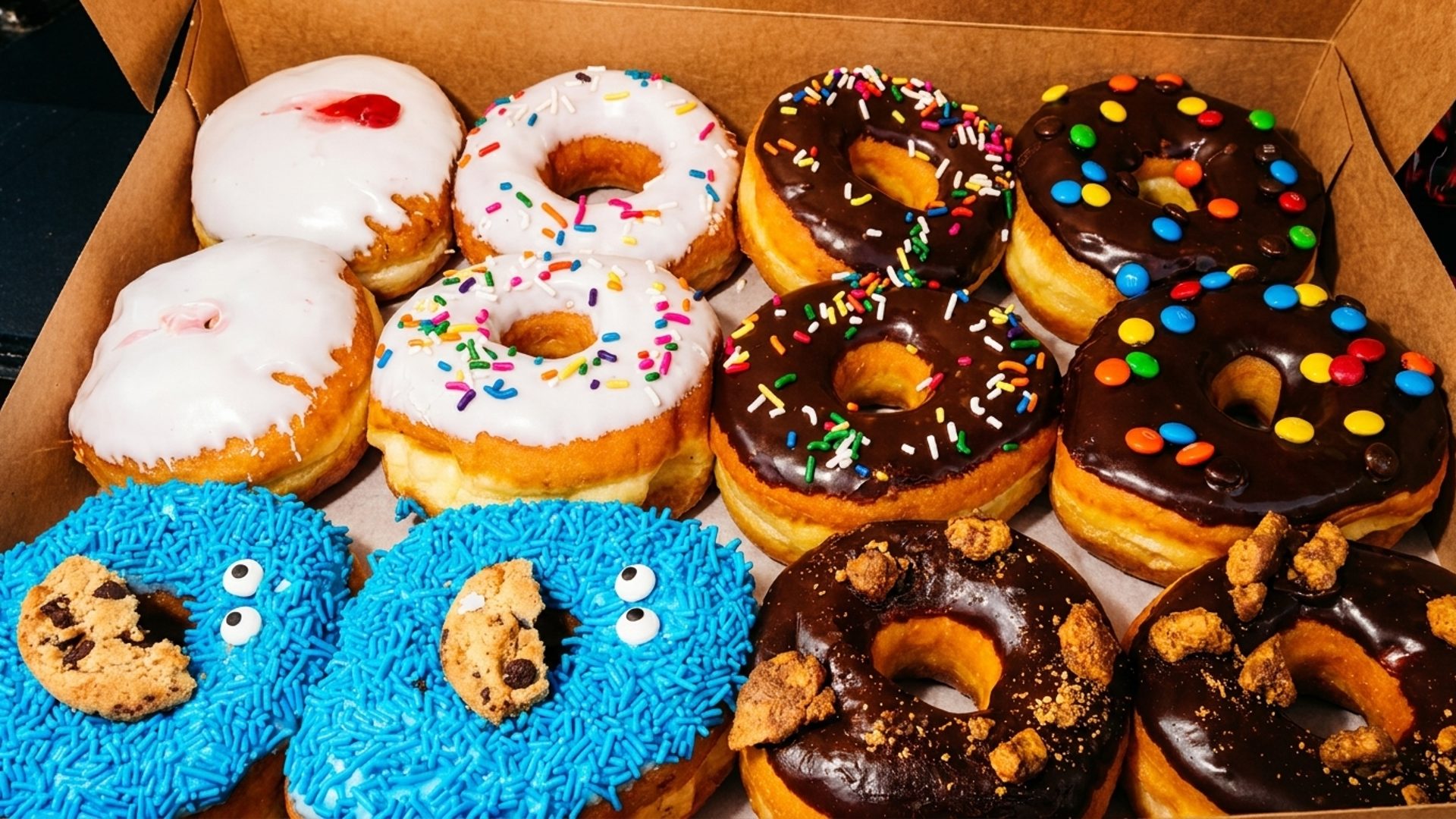 The doughnut lineup